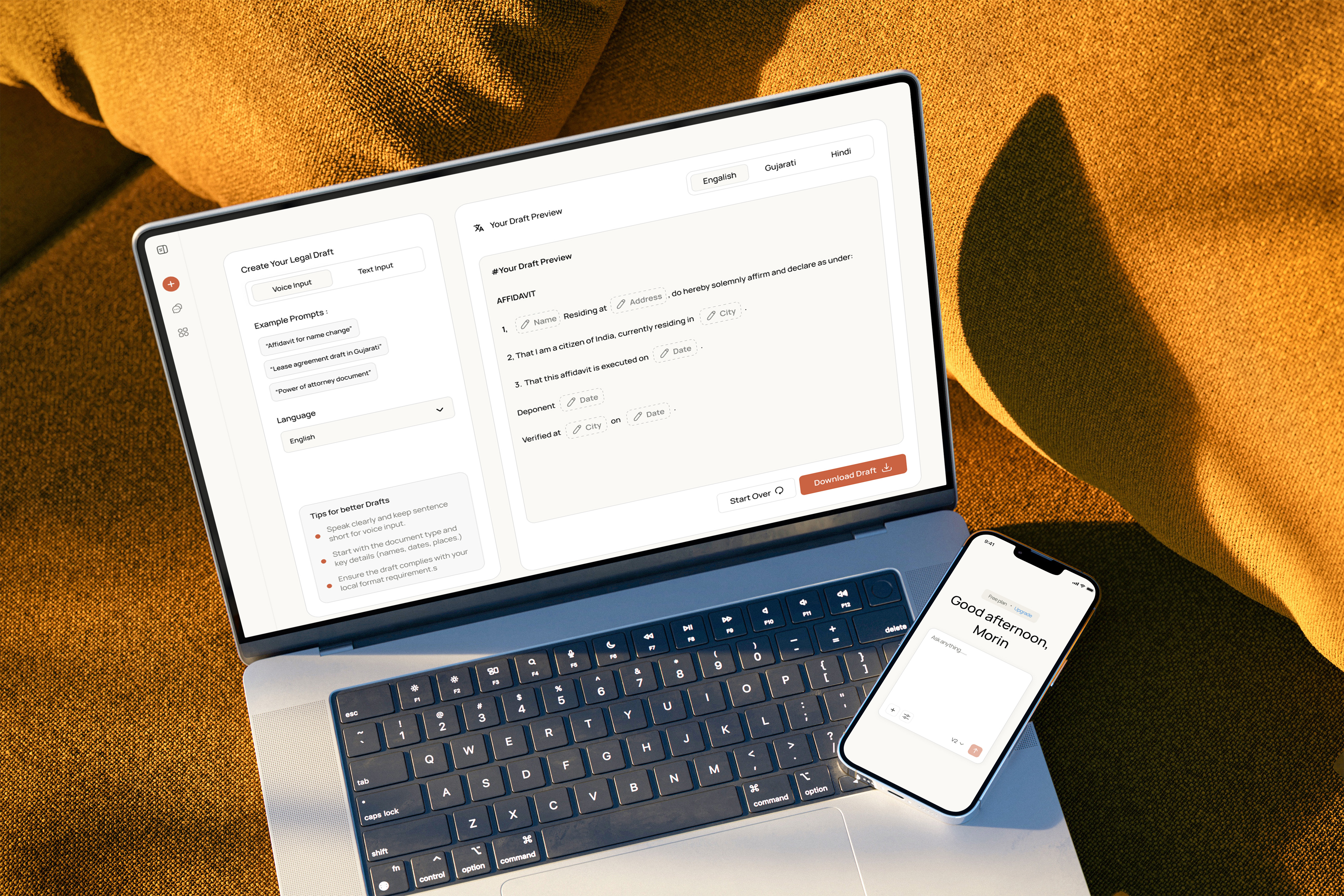 Voice-to-Draft Automation Tool