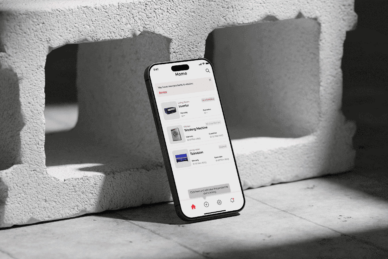 Warranty Tracker App