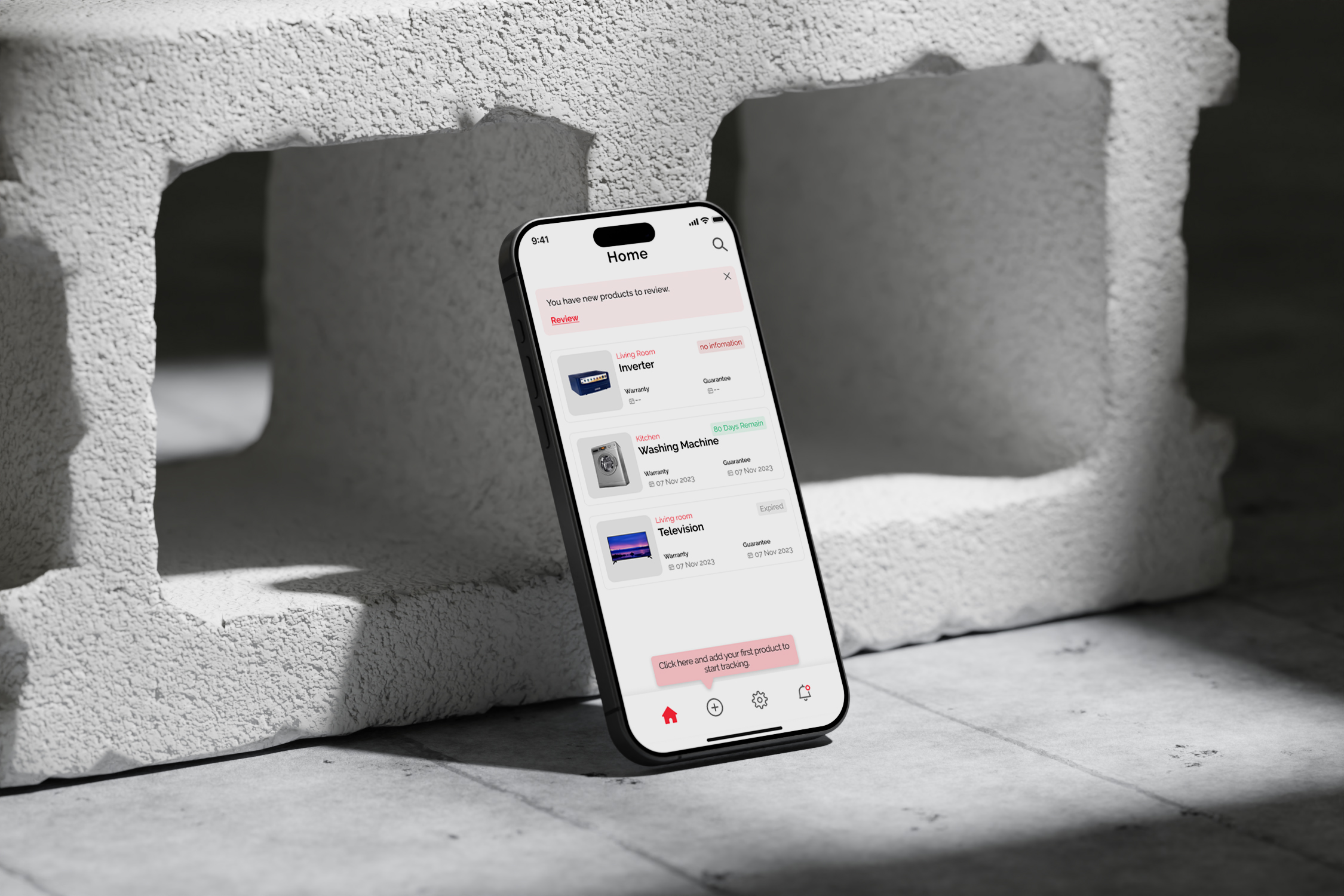 Warranty Tracker App