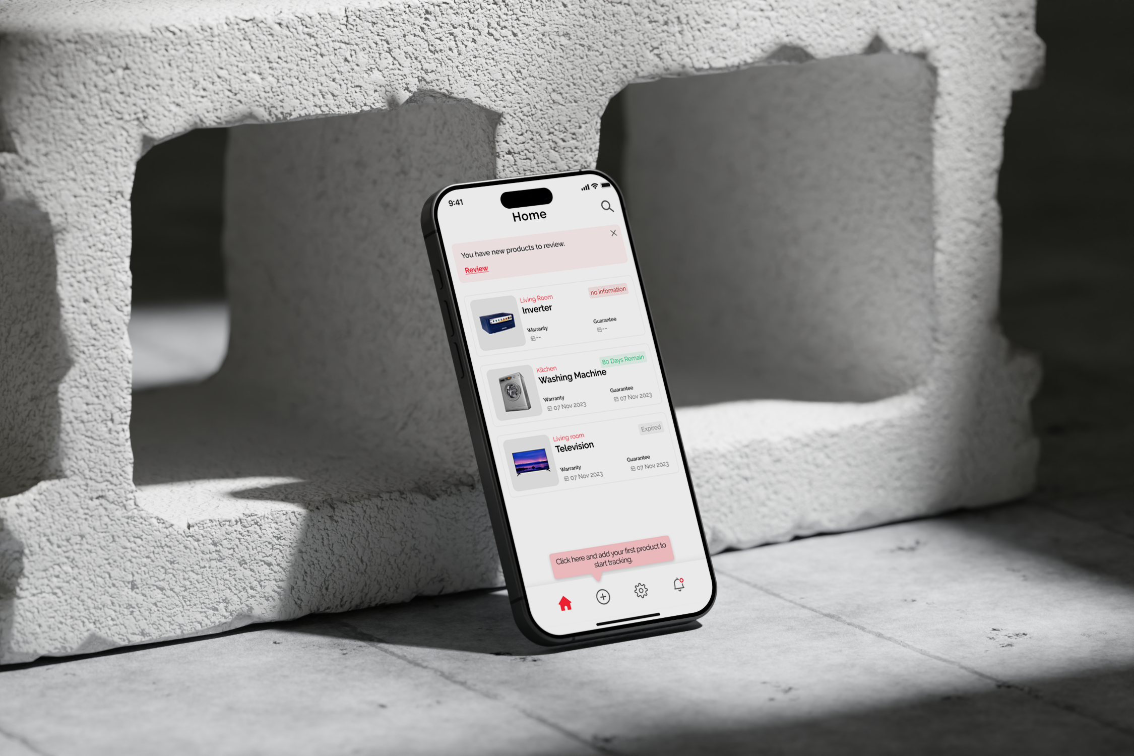 Warranty Tracker App
