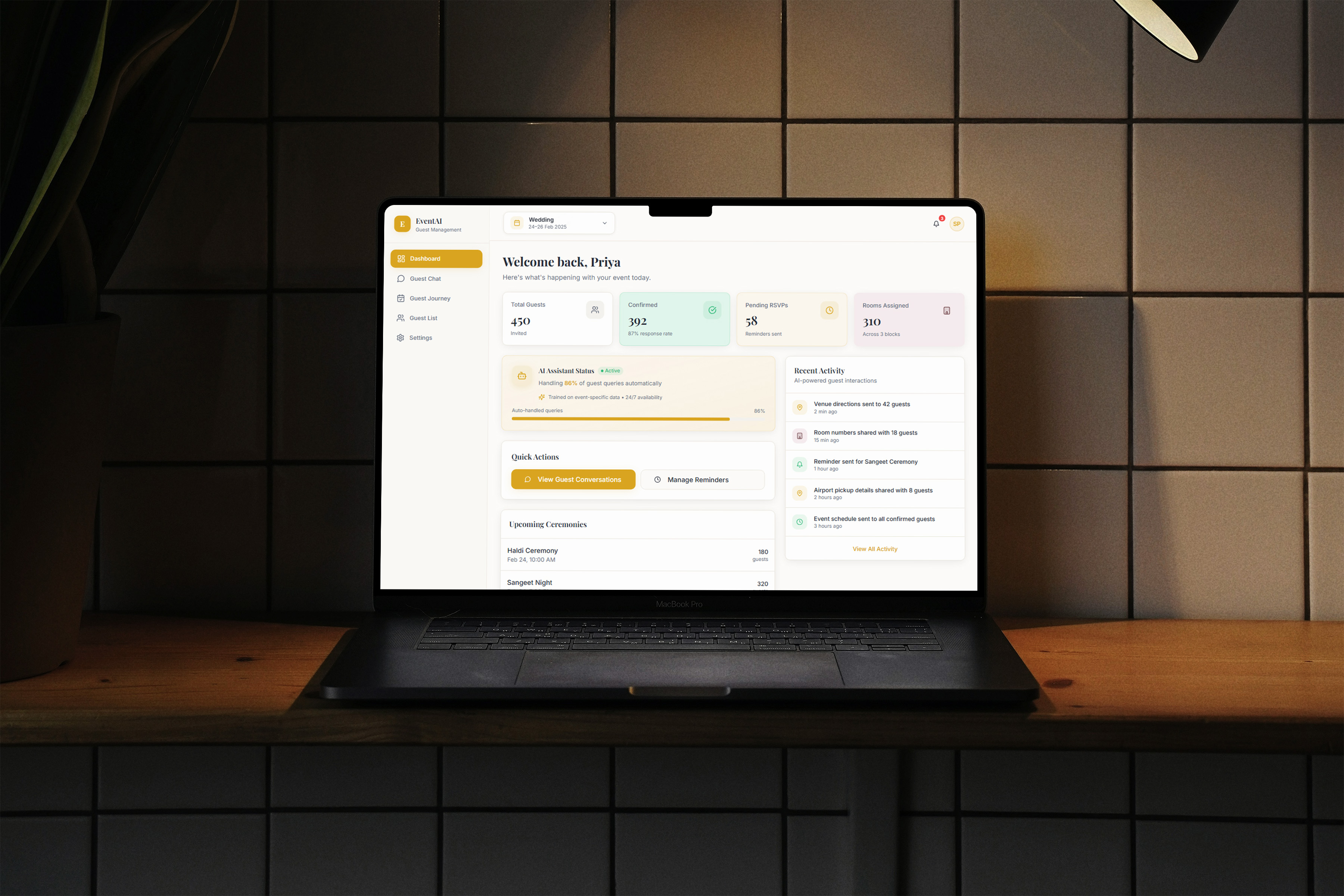 AI Guest Management and Calling Solution