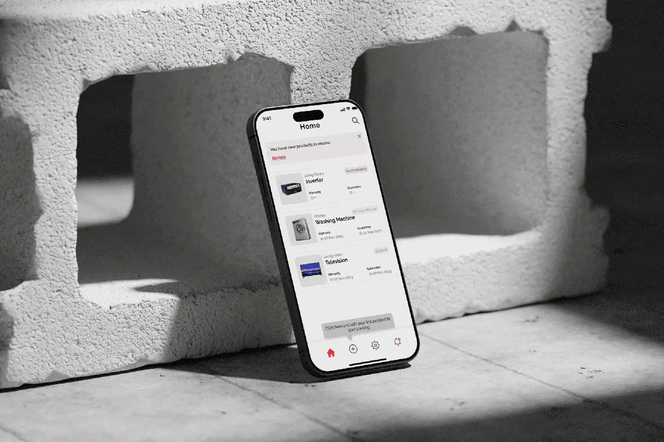 Warranty Tracker App